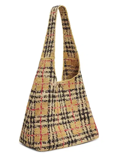 Burberry Women's Margate Large Raffia Hobo Bag | Thumbnail 3 Burberry Women's Margate Large Raffia Hobo Bag | Thumbnail 3