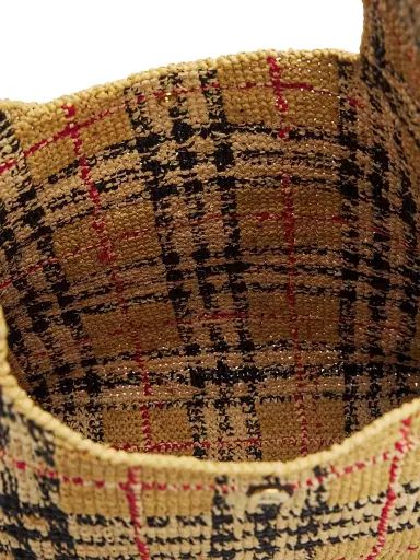Burberry Women's Margate Large Raffia Hobo Bag | Thumbnail 4 Burberry Women's Margate Large Raffia Hobo Bag | Thumbnail 4