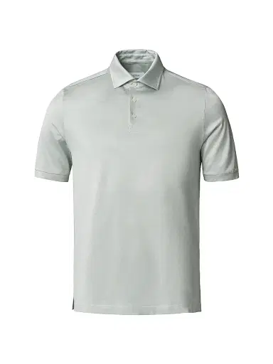 Eton Men's Jaquard Filo Di Scozia Polo Shirt - Green - Size XXL | Thumbnail 1 Eton Men's Jaquard Filo Di Scozia Polo Shirt - Green - Size XXL | Thumbnail 1