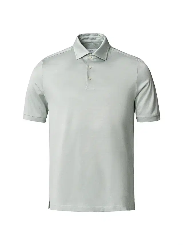 Eton Men's Jaquard Filo Di Scozia Polo Shirt - Green