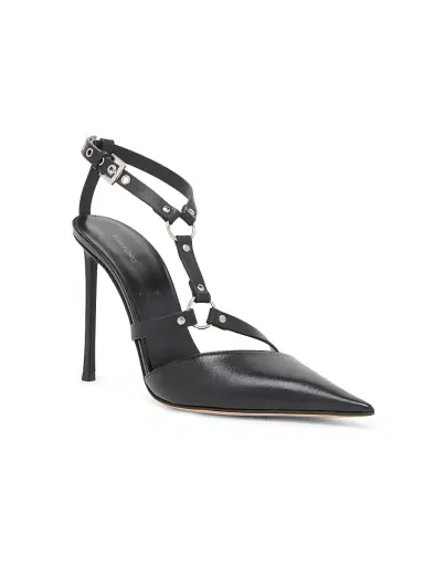 Tom Ford Women's 105MM Studded Leather Stiletto Heel Pumps - Black - Size 5.5 | Thumbnail 2 Tom Ford Women's 105MM Studded Leather Stiletto Heel Pumps - Black - Size 5.5 | Thumbnail 2