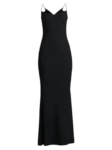 Tom Ford Women's Strappy Woven Slip Gown - Naa Black - Size 2 | Thumbnail 1 Tom Ford Women's Strappy Woven Slip Gown - Naa Black - Size 2 | Thumbnail 1