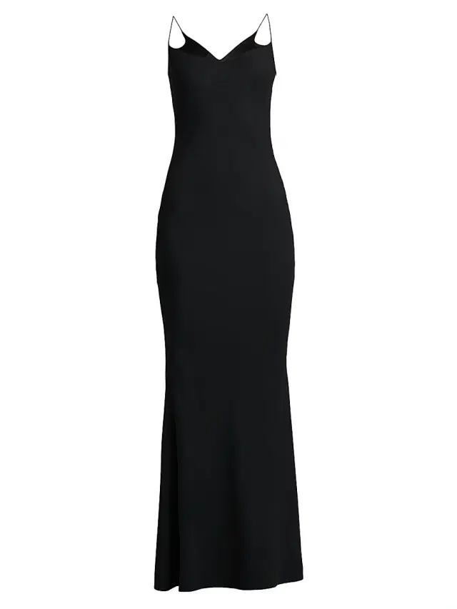 TOM FORD Women's Strappy Woven Slip Gown - Naa Black