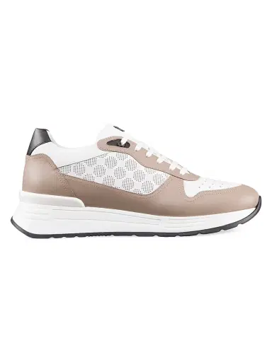 Stefano Ricci Men's Calfskin Leather Sneakers - Brown - Size 12 | Thumbnail 1 Stefano Ricci Men's Calfskin Leather Sneakers - Brown - Size 12 | Thumbnail 1