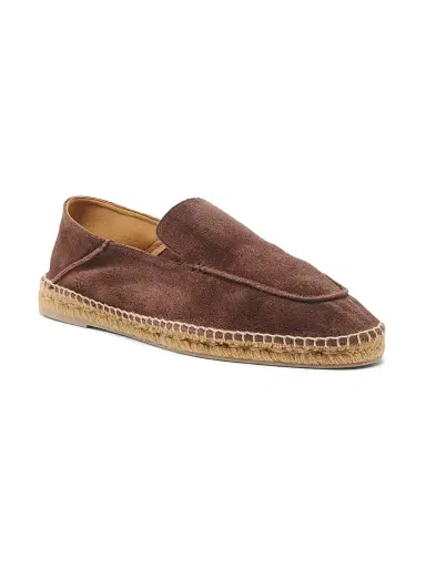 Tom Ford Men's Suede Espadrille Loafers - Walnut Taupe - Size 12 | Thumbnail 2