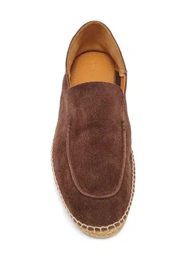 Tom Ford Men's Suede Espadrille Loafers - Walnut Taupe - Size 12 | Thumbnail 4