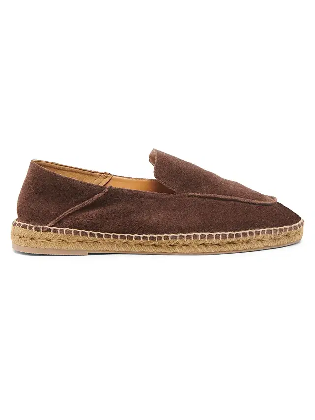Men's Suede Espadrille Loafers - Walnut Taupe