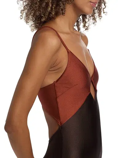 Zimmermann Women's Aster Diamond Wire One-Piece Swimsuit - Spliced | Thumbnail 5