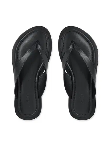 A Emery Women's Viola Leather Sandals - Black - Size 11 | Thumbnail 4