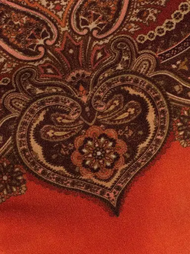 Zimmermann Women's Mahon Scarf Tie Bikini Bottom - Tangerine Paisley - Size 8 | Thumbnail 6