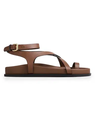 A Emery Women's Jalen Slim Leather Crisscross Sandals - Cognac - Size 9 | Thumbnail 1 A Emery Women's Jalen Slim Leather Crisscross Sandals - Cognac - Size 9 | Thumbnail 1