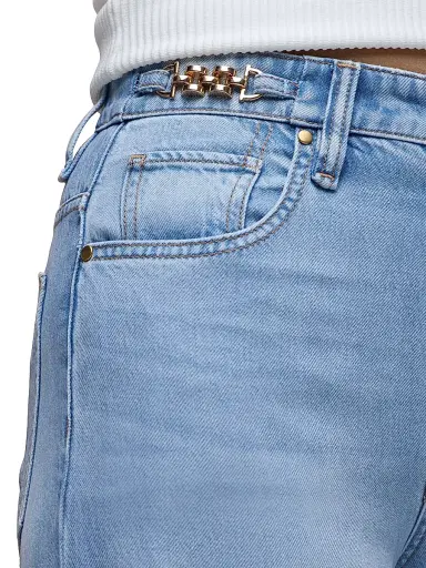 Hudson Jeans Women's James High-Rise Wide-Leg Jeans - One Wish | Thumbnail 7
