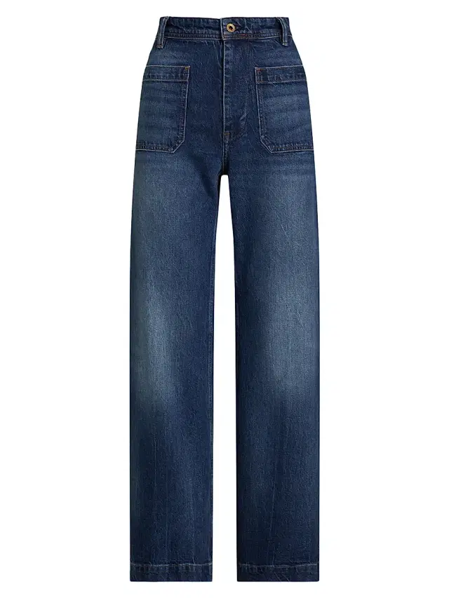 Polo Ralph Lauren Women's Faded Straight-Leg Jeans - Candaze Wash