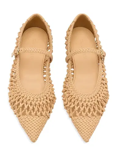 Ulla Johnson Women's Gracie Ballet Flats - Miele | Thumbnail 3