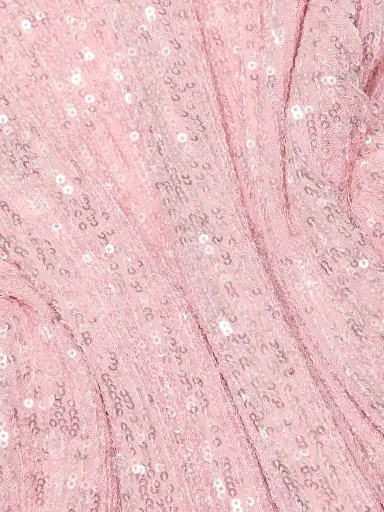 PRABAL GURUNG Women's Sequined Sleeveless Cocktail Dress - Pink - Size Large | Thumbnail 7