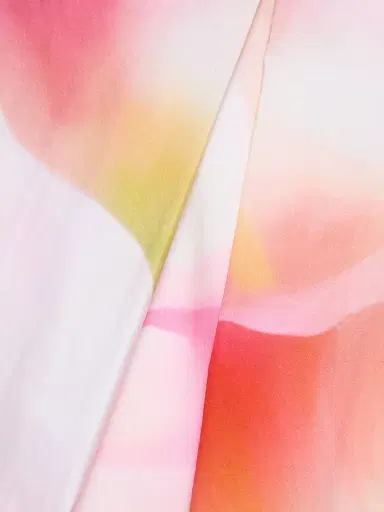 PRABAL GURUNG Women's Abstract Floral Cotton Poplin Tank Midi-Dress - Pink Multi - Size 8 | Thumbnail 7