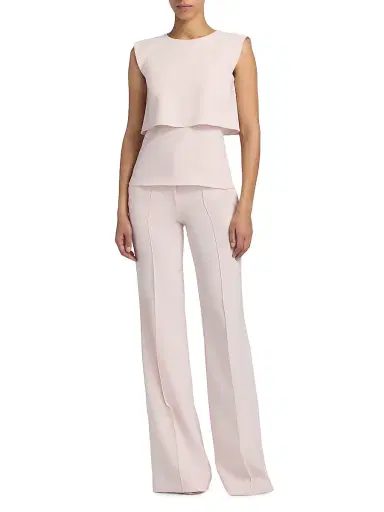 PRABAL GURUNG Women's Fold Layered Sleeveless Top | Thumbnail 2 PRABAL GURUNG Women's Fold Layered Sleeveless Top | Thumbnail 2