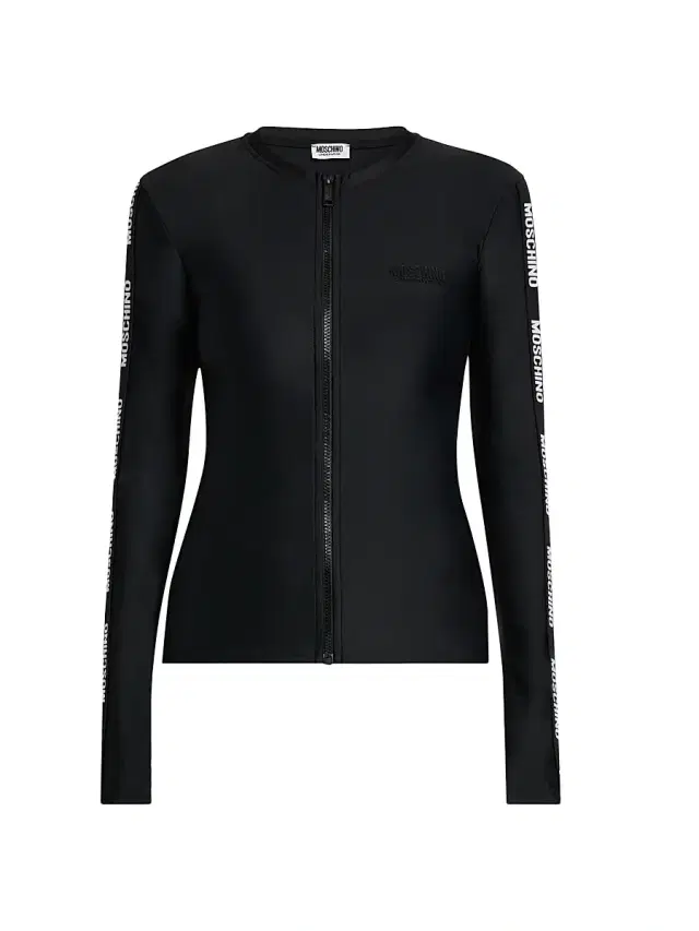 Moschino Women's Logo Tech-Fabric Sweatshirt - Black