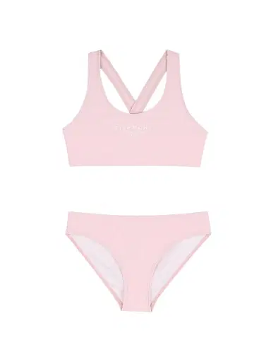 Givenchy Little Girl's & Girl's Logo Bikini - Marshmallow | Thumbnail 1 Givenchy Little Girl's & Girl's Logo Bikini - Marshmallow | Thumbnail 1