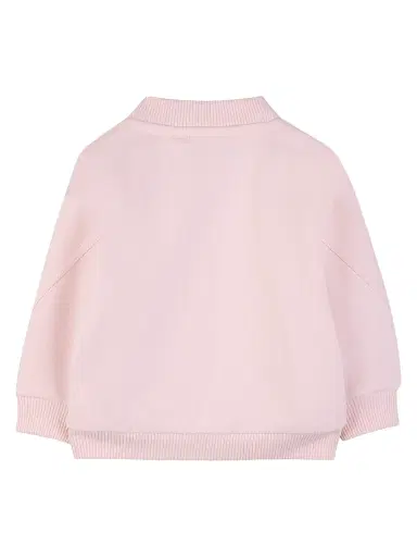 Givenchy Baby Girl's & Little Girl's Cotton Logo Bomber Jacket - Marshmallow | Thumbnail 2 Givenchy Baby Girl's & Little Girl's Cotton Logo Bomber Jacket - Marshmallow | Thumbnail 2