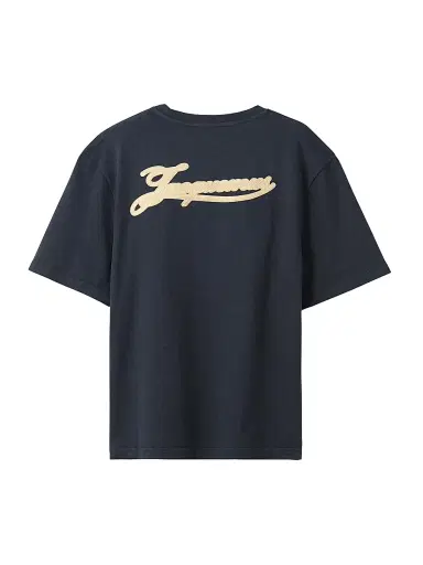 Jacquemus Men's Le Relaxed T-Shirt - Rosemary Label Dark Navy - Size XXL | Thumbnail 2 Jacquemus Men's Le Relaxed T-Shirt - Rosemary Label Dark Navy - Size XXL | Thumbnail 2
