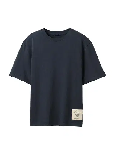 Jacquemus Men's Le Relaxed T-Shirt - Rosemary Label Dark Navy - Size XXL | Thumbnail 1 Jacquemus Men's Le Relaxed T-Shirt - Rosemary Label Dark Navy - Size XXL | Thumbnail 1