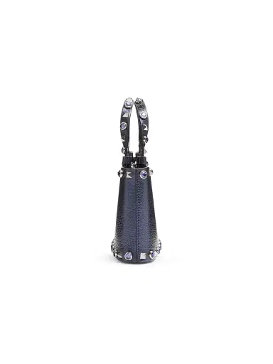 Valentino Garavani Women's Rockstud Mini Shopping Bag in Laminated Calfskin | Thumbnail 4 Valentino Garavani Women's Rockstud Mini Shopping Bag in Laminated Calfskin | Thumbnail 4