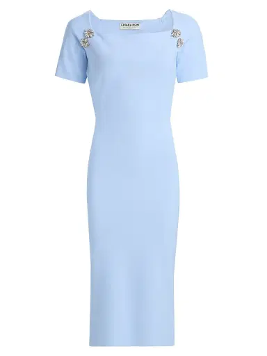 Chiara Boni La Petite Robe Women's Molai Embellished Sheath Midi-Dress | Thumbnail 1 Chiara Boni La Petite Robe Women's Molai Embellished Sheath Midi-Dress | Thumbnail 1