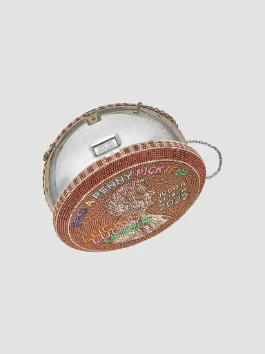Judith Leiber Couture Women's Lucky Penny Crystal Clutch | Thumbnail 3 Judith Leiber Couture Women's Lucky Penny Crystal Clutch | Thumbnail 3