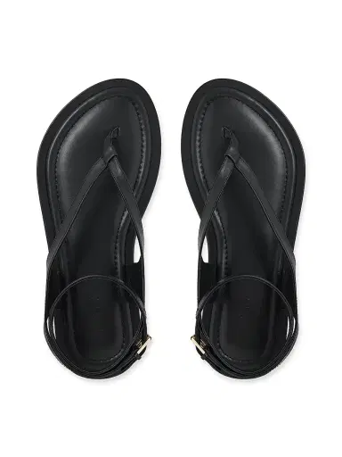 A Emery Women's Sabine Leather Sandals - Black - Size 11 | Thumbnail 4