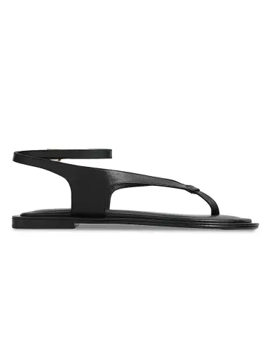 A Emery Women's Sabine Leather Sandals - Black - Size 11 | Thumbnail 1