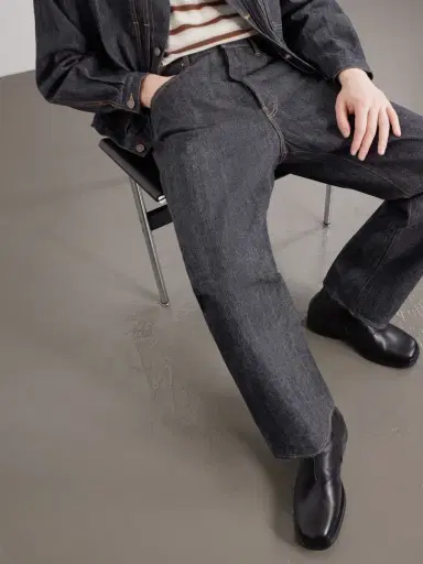 Visvim Social Sculpture Wide-Leg Jeans - Men | Thumbnail 5