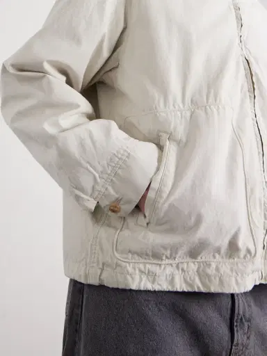 A.PRESSE Silk and Cotton-Blend Gabardine Coach Jacket - Men | Thumbnail 6 A.PRESSE Silk and Cotton-Blend Gabardine Coach Jacket - Men | Thumbnail 6