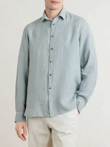 Canali Linen Shirt - Men | Thumbnail 3