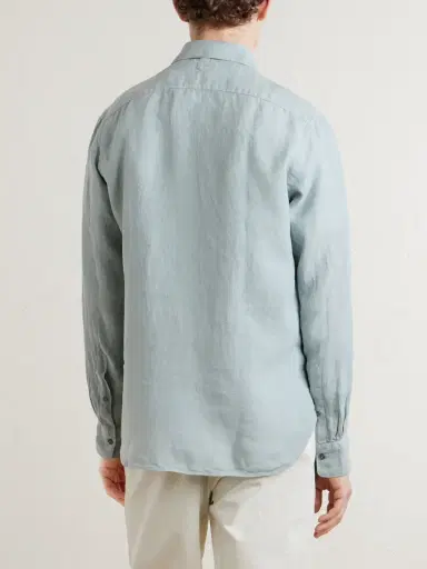 Canali Linen Shirt - Men | Thumbnail 4