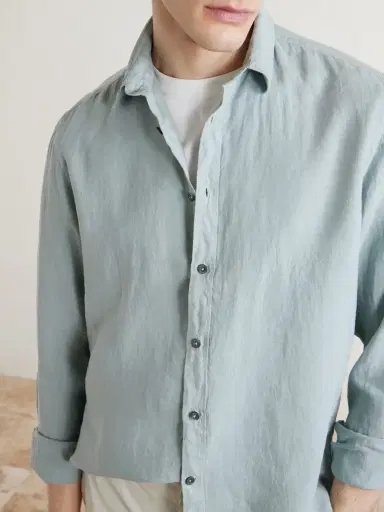 Canali Linen Shirt - Men | Thumbnail 5