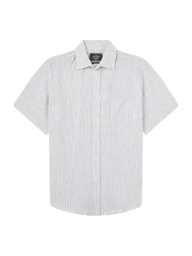 Portuguese Flannel Aaron Striped Cotton and Linen-Blend Shirt - Men | Thumbnail 1 Portuguese Flannel Aaron Striped Cotton and Linen-Blend Shirt - Men | Thumbnail 1