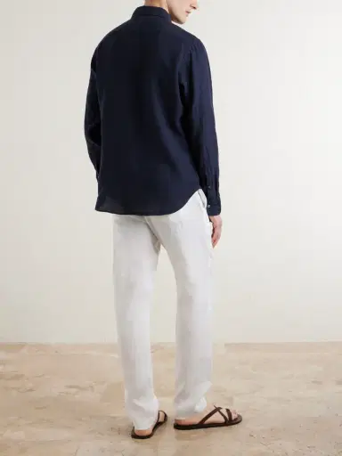 Canali Linen Shirt - Men | Thumbnail 4