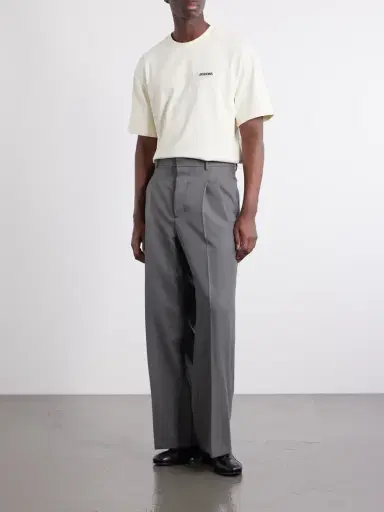 Jacquemus Logo-Appliquéd Cotton-Jersey T-Shirt - Men | Thumbnail 2 Jacquemus Logo-Appliquéd Cotton-Jersey T-Shirt - Men | Thumbnail 2