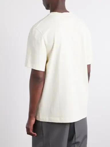 Jacquemus Logo-Appliquéd Cotton-Jersey T-Shirt - Men | Thumbnail 4 Jacquemus Logo-Appliquéd Cotton-Jersey T-Shirt - Men | Thumbnail 4