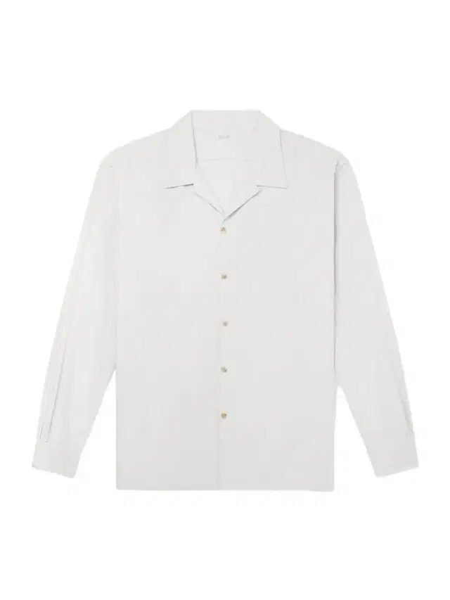 Camp-Collar Silk Shirt - Men