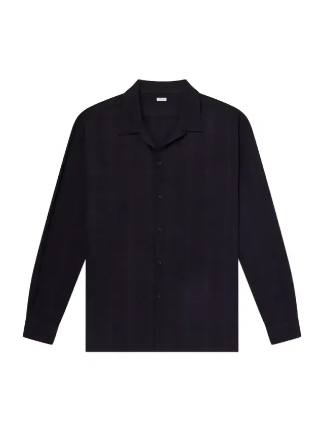 Camp-Collar Checked Silk Shirt - Men