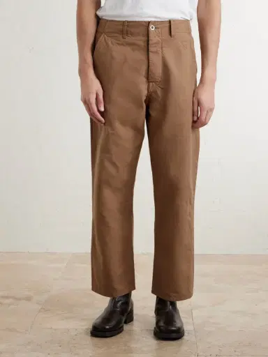 Visvim Gesso Straight-Leg Cotton-Twill Trousers - Men | Thumbnail 3