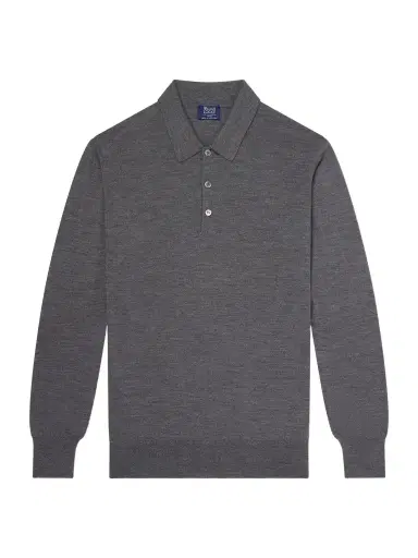 William Lockie Virgin Wool Polo Shirt - Men | Thumbnail 1