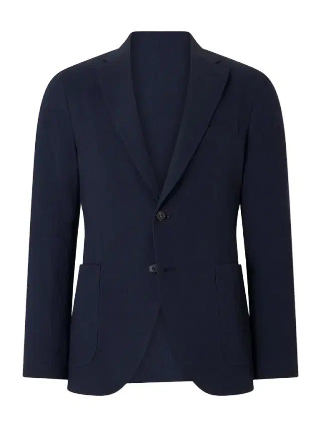 Slowear Seersucker Suit Jacket - Men