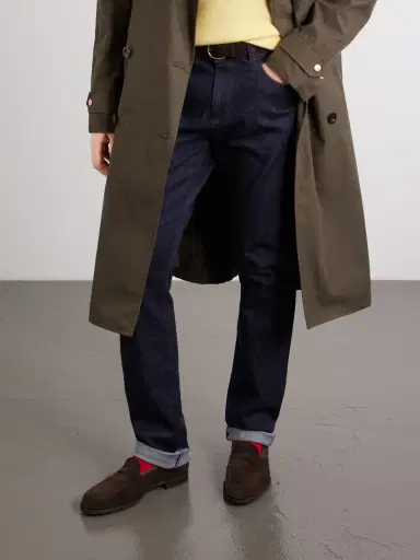 Edward Green Pimlico Suede Penny Loafers - Men | Thumbnail 2 Edward Green Pimlico Suede Penny Loafers - Men | Thumbnail 2