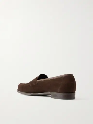 Edward Green Pimlico Suede Penny Loafers - Men | Thumbnail 4 Edward Green Pimlico Suede Penny Loafers - Men | Thumbnail 4