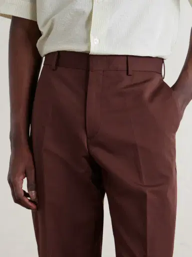 Paul Smith Straight-Leg Cotton and Linen-Blend Twill Trousers - Men | Thumbnail 5 Paul Smith Straight-Leg Cotton and Linen-Blend Twill Trousers - Men | Thumbnail 5