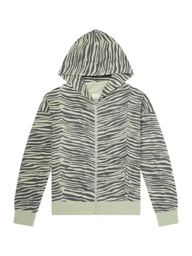 Jumbo Printed Cotton Zip-Up Hoodie - Men