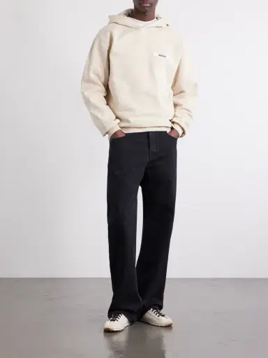Jacquemus Logo-Appliquéd Cotton-Jersey Hoodie - Men | Thumbnail 2